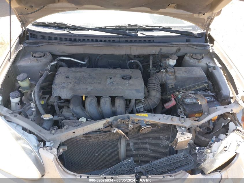 2005 Toyota Corolla Ce VIN: 1NXBR32E25Z460393 Lot: 39576834