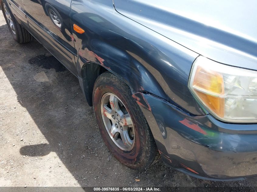 2006 Honda Pilot Ex-L VIN: 5FNYF28686B000778 Lot: 39576835