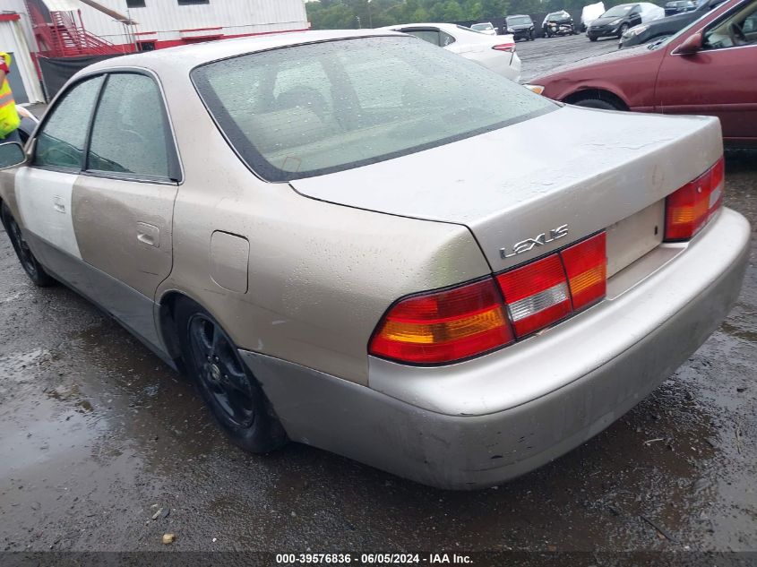 1999 Lexus Es 300 VIN: JT8BF28G6X0234818 Lot: 39576836