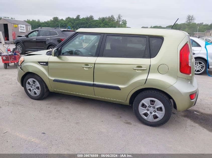 2013 Kia Soul VIN: KNDJT2A54D7623071 Lot: 39576859