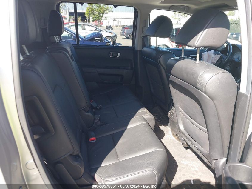 2013 Honda Pilot Touring VIN: 5FNYF4H9XDB048415 Lot: 39576861