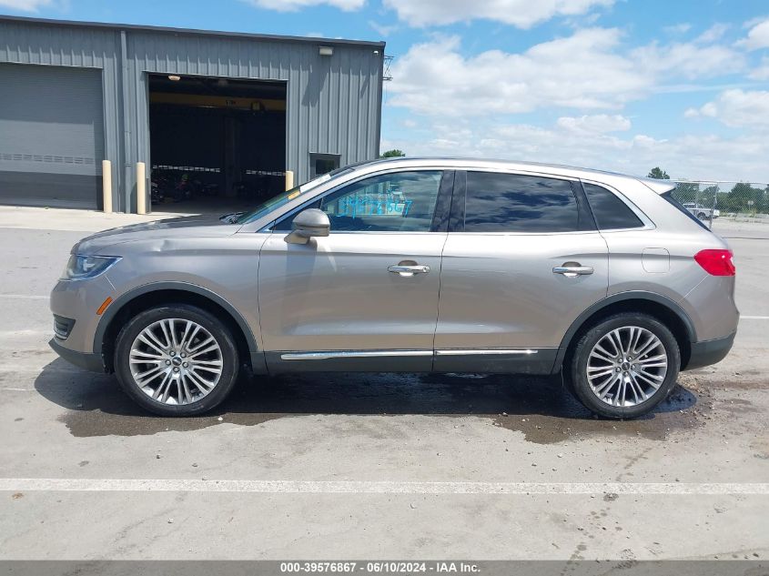 2018 Lincoln Mkx Reserve VIN: 2LMPJ8LR0JBL40222 Lot: 39576867