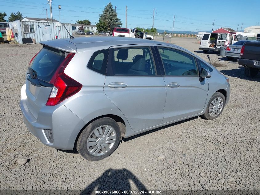 2015 Honda Fit Lx VIN: 3HGGK5H52FM768141 Lot: 39576868