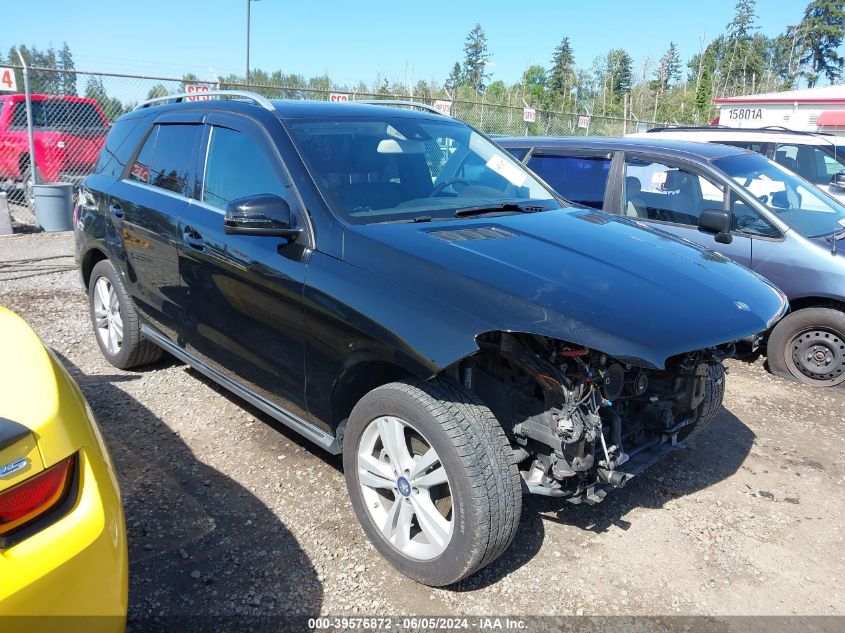 2014 Mercedes-Benz Ml 350 4Matic VIN: 4JGDA5HB7EA294656 Lot: 39576872