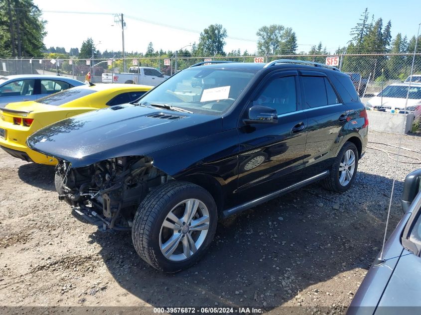 2014 Mercedes-Benz Ml 350 4Matic VIN: 4JGDA5HB7EA294656 Lot: 39576872