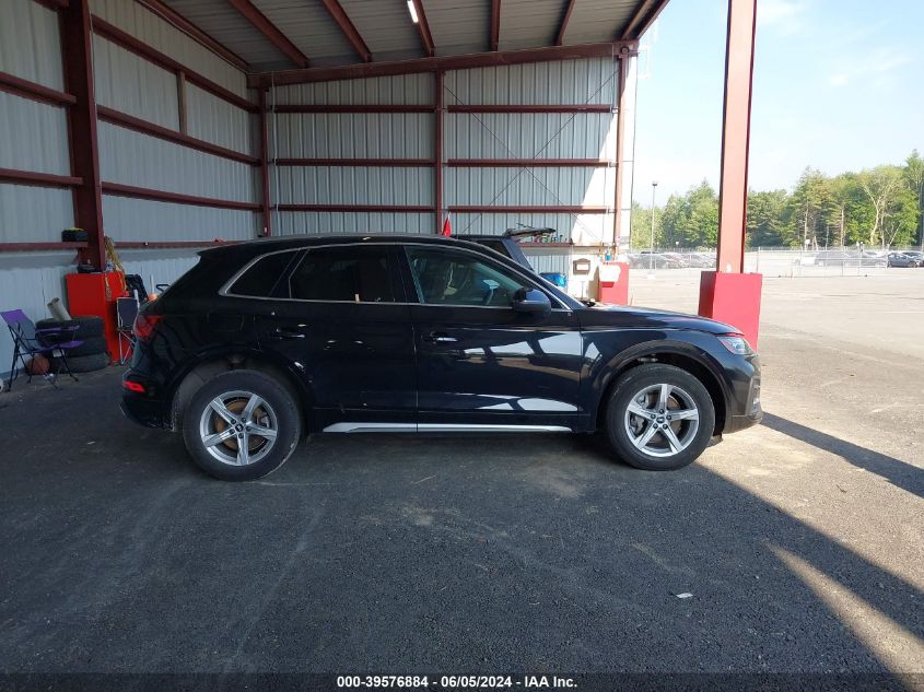 2021 Audi Q5 Premium 45 Tfsi Quattro S Tronic VIN: WA1AAAFY1M2079185 Lot: 39576884