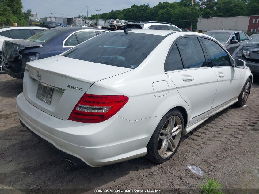 2013 Mercedes-Benz C 300 Luxury 4Matic/Sport 4Matic VIN: WDDGF8AB9DR280259 Lot: 39576891