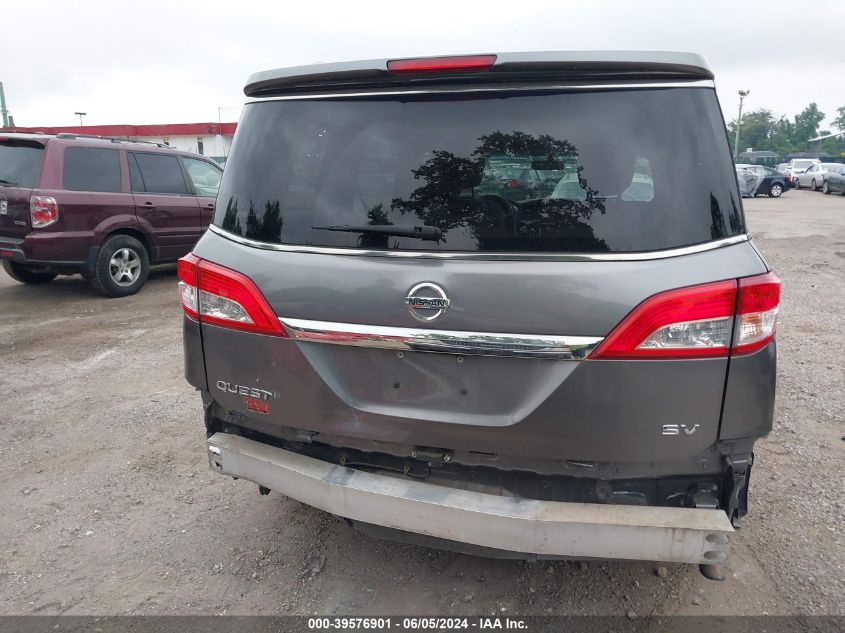 2017 Nissan Quest Sv VIN: JN8AE2KP4H9165380 Lot: 39576901