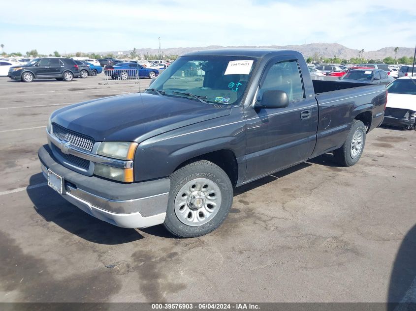 2005 Chevrolet Silverado 1500 Work Truck VIN: 1GCEC14V95E200586 Lot: 39576903