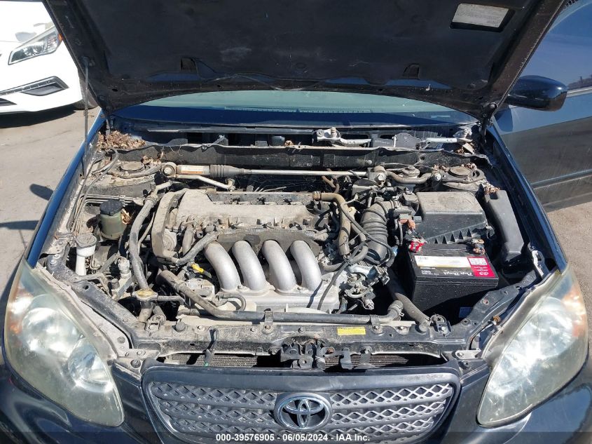 2005 Toyota Corolla Xrs VIN: 2T1BY30E45C323768 Lot: 39576905