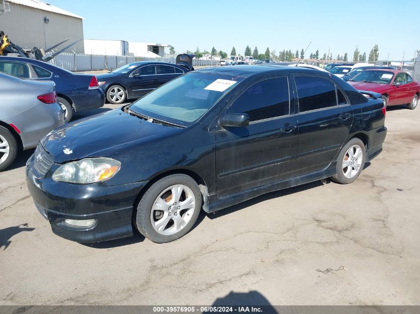 2005 Toyota Corolla Xrs VIN: 2T1BY30E45C323768 Lot: 39576905