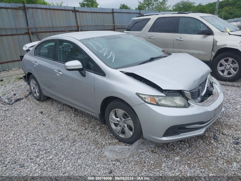 2014 Honda Civic Lx VIN: 19XFB2F56EE047373 Lot: 39576906