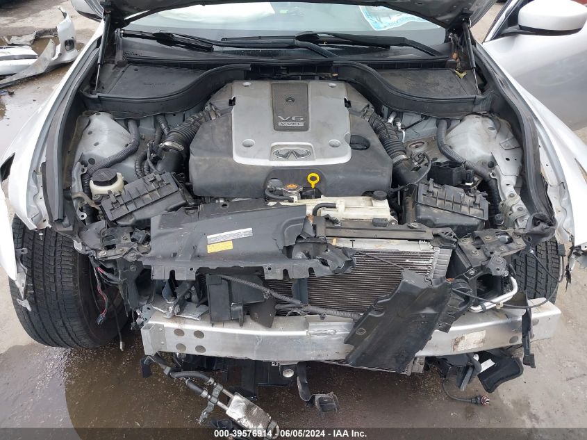 2013 Infiniti G37X VIN: JN1CV6AR0DM750708 Lot: 39576914