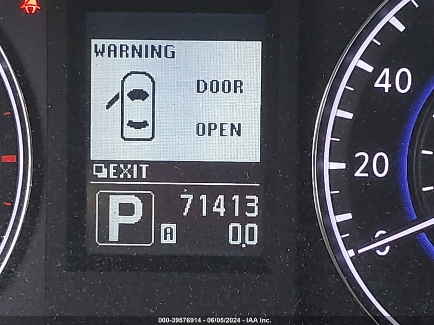 2013 Infiniti G37X VIN: JN1CV6AR0DM750708 Lot: 39576914