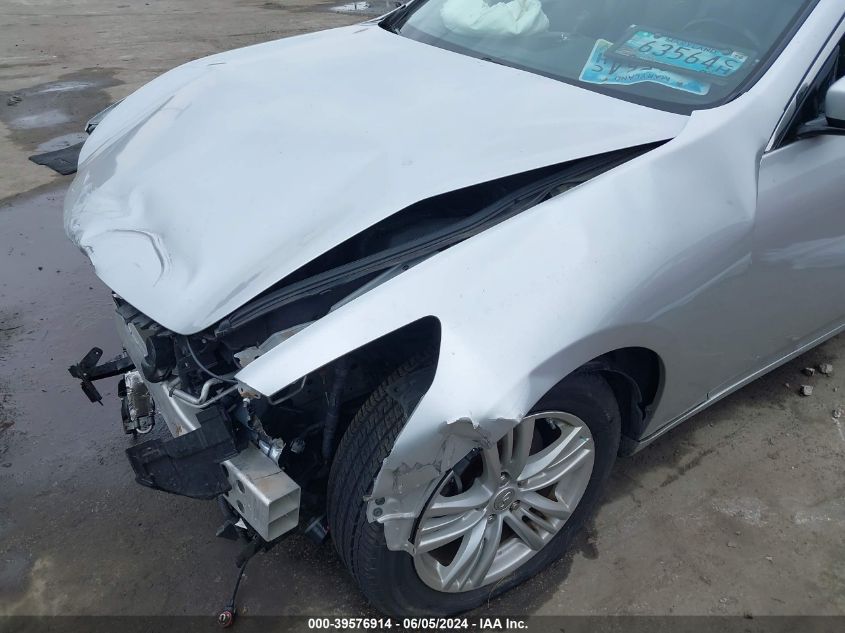 2013 Infiniti G37X VIN: JN1CV6AR0DM750708 Lot: 39576914