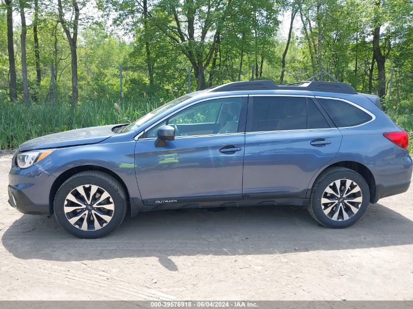 2016 Subaru Outback 2.5I Limited VIN: 4S4BSANC6G3347560 Lot: 39576918