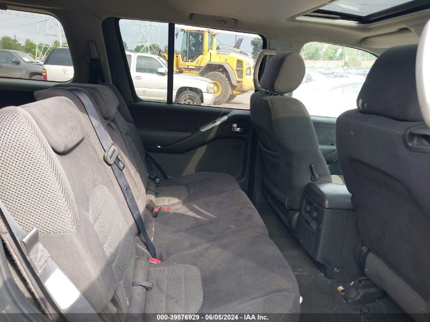 2009 Nissan Pathfinder Se VIN: 5N1AR18B29C618806 Lot: 39576929