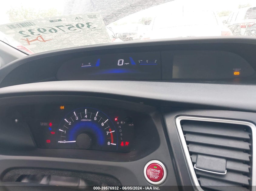 2014 Honda Civic Ex VIN: 2HGFB2F84EH544549 Lot: 39576932