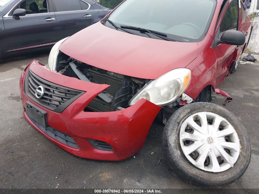 2014 Nissan Versa 1.6 S+ VIN: 3N1CN7AP8EL842519 Lot: 39576942