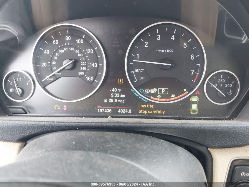 2013 BMW 328I xDrive VIN: WBA3B3C51DF530736 Lot: 39576953