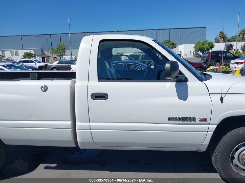 2001 Dodge Ram 2500 St VIN: 3B7KC26ZX1M550435 Lot: 39576964