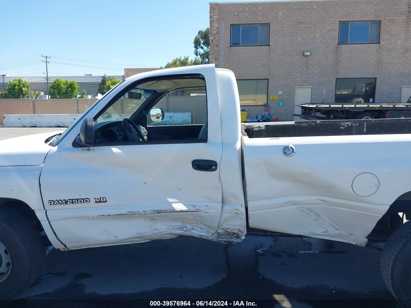 2001 Dodge Ram 2500 St VIN: 3B7KC26ZX1M550435 Lot: 39576964