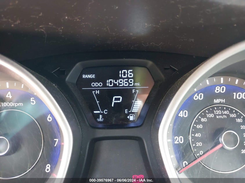 2012 Hyundai Elantra Gls (Ulsan Plant) VIN: KMHDH4AE8CU414440 Lot: 39576967