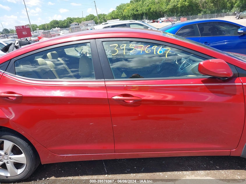 2012 Hyundai Elantra Gls (Ulsan Plant) VIN: KMHDH4AE8CU414440 Lot: 39576967