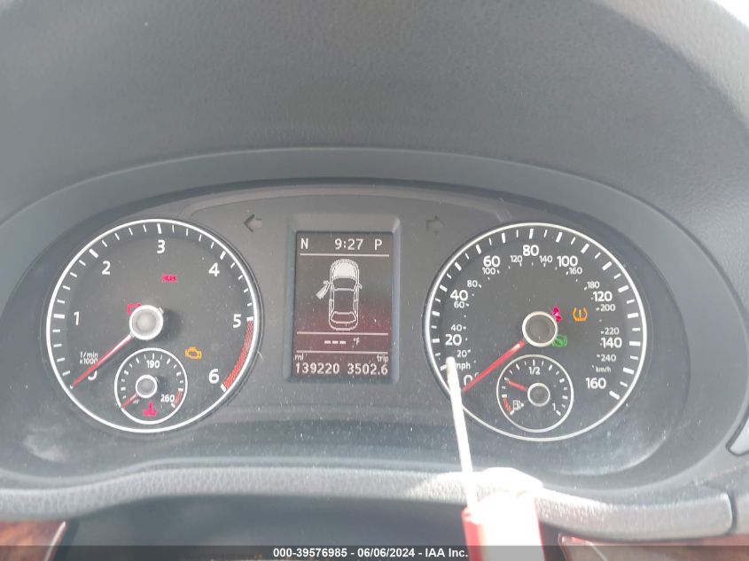 2013 Volkswagen Passat 2.0L Tdi Sel Premium VIN: 1VWCN7A31DC010814 Lot: 39576985