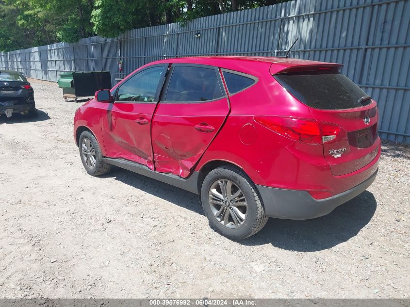 2015 Hyundai Tucson Gls VIN: KM8JT3AF7FU032411 Lot: 39576992