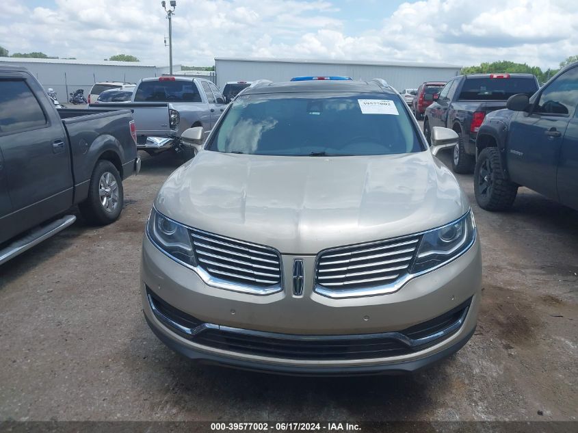 2017 Lincoln Mkx Reserve VIN: 2LMPJ6LR0HBL47590 Lot: 39577002