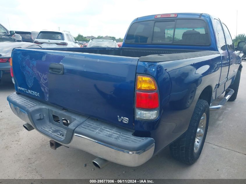 2000 Toyota Tundra Sr5 V8 VIN: 5TBRT3415YS067181 Lot: 39577006