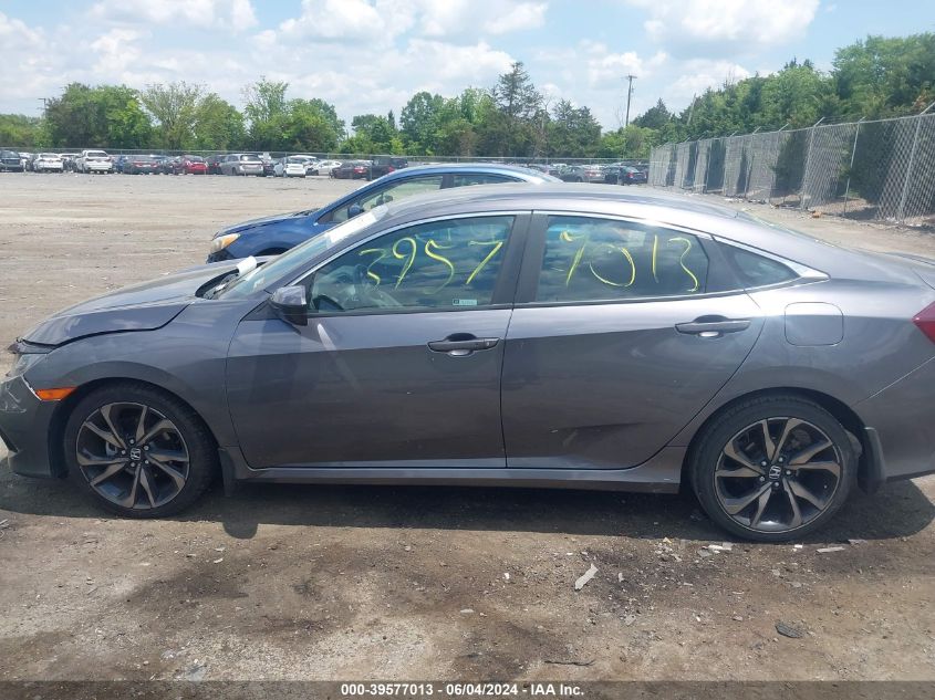 2019 Honda Civic Sport VIN: 2HGFC2F80KH576584 Lot: 39577013