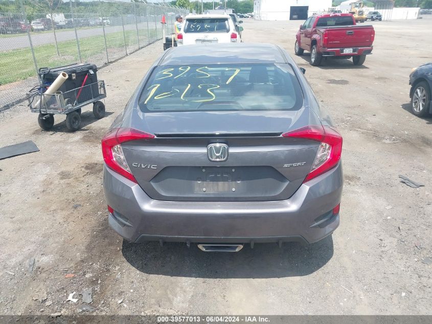 2019 Honda Civic Sport VIN: 2HGFC2F80KH576584 Lot: 39577013