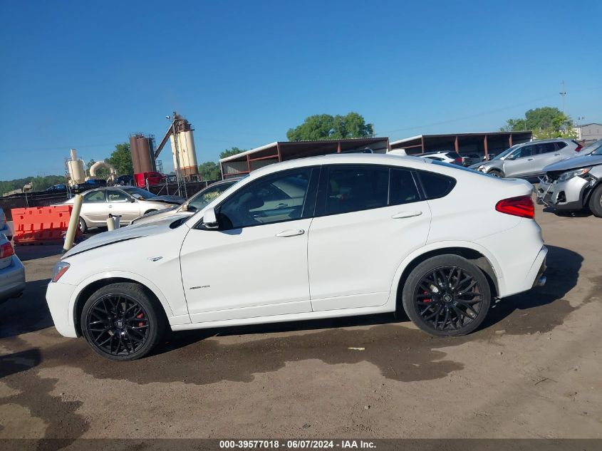 2015 BMW X4 xDrive35I VIN: 5UXXW5C56F0E87586 Lot: 39577018