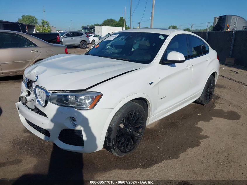 2015 BMW X4 xDrive35I VIN: 5UXXW5C56F0E87586 Lot: 39577018