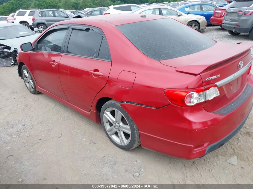 2013 Toyota Corolla S VIN: 2T1BU4EE8DC125851 Lot: 43518387