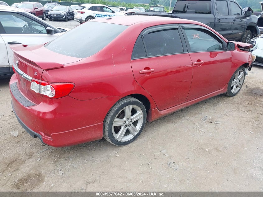 2013 Toyota Corolla S VIN: 2T1BU4EE8DC125851 Lot: 43518387