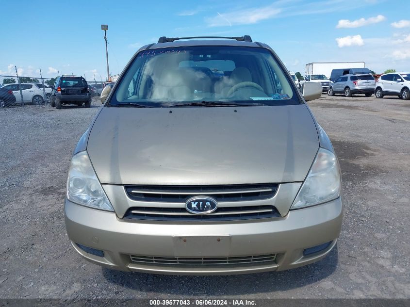 2007 Kia Sedona Lx VIN: KNDMB233276139793 Lot: 39577043