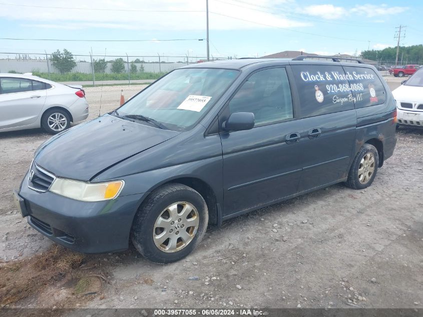 2004 Honda Odyssey Ex VIN: 5FNRL18834B101927 Lot: 39577055