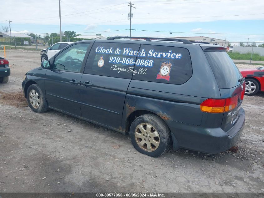 2004 Honda Odyssey Ex VIN: 5FNRL18834B101927 Lot: 39577055