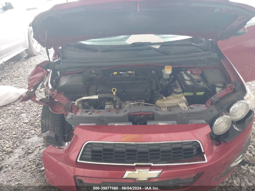 2012 Chevrolet Sonic 2Lt VIN: 1G1JC5SH5C4196129 Lot: 39577060