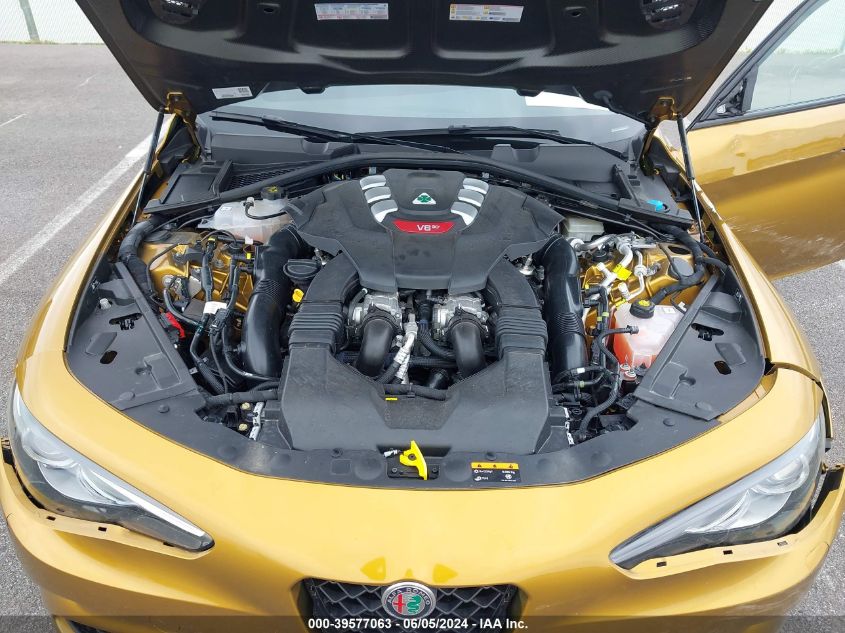 2022 Alfa Romeo Giulia Quadrifoglio Rwd VIN: ZARFAMEV6N7666836 Lot: 39577063