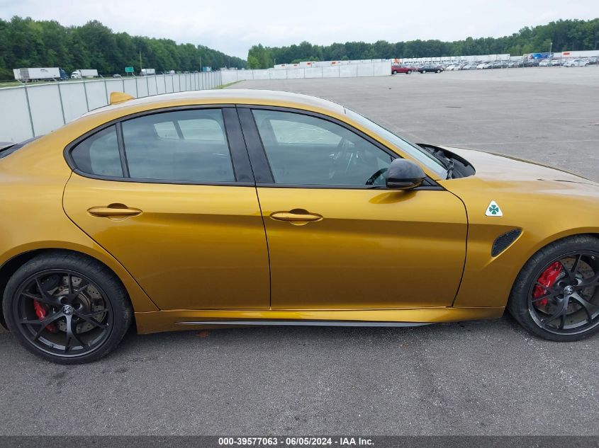 2022 Alfa Romeo Giulia Quadrifoglio Rwd VIN: ZARFAMEV6N7666836 Lot: 39577063