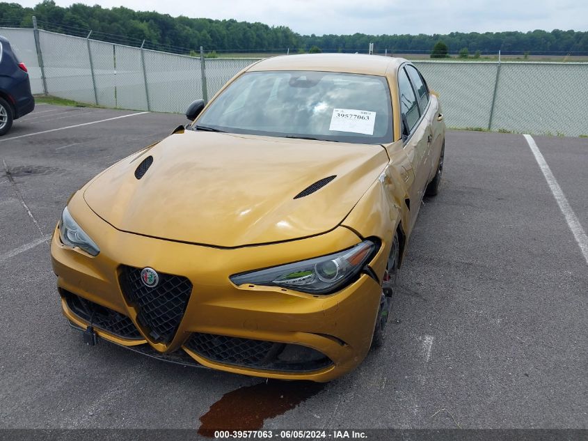 2022 Alfa Romeo Giulia Quadrifoglio Rwd VIN: ZARFAMEV6N7666836 Lot: 39577063
