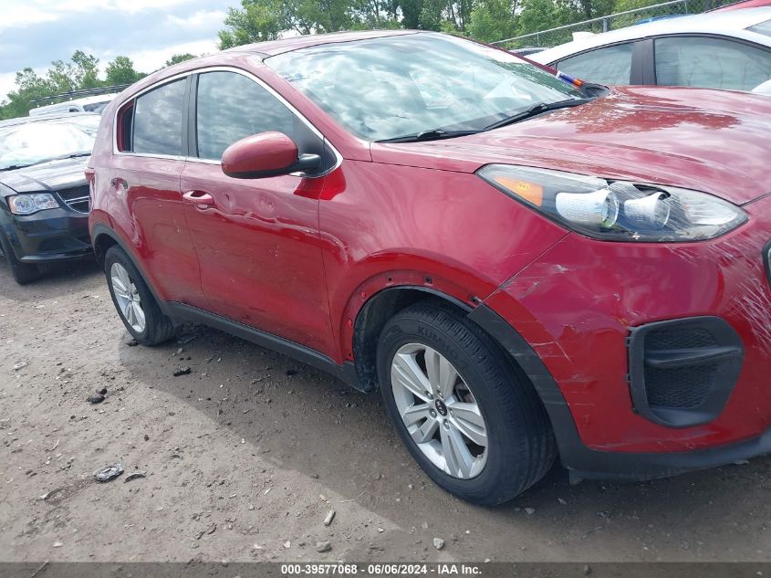 2017 Kia Sportage Lx VIN: KNDPM3AC8H7247167 Lot: 39577068