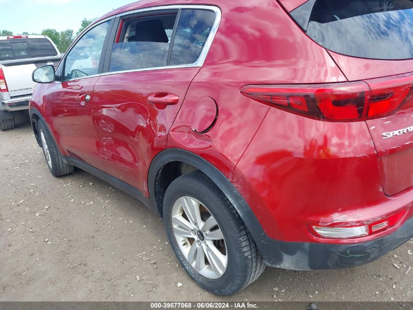 2017 Kia Sportage Lx VIN: KNDPM3AC8H7247167 Lot: 39577068