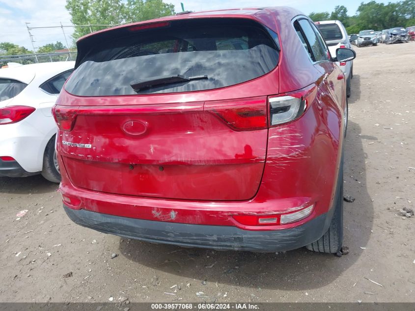 2017 Kia Sportage Lx VIN: KNDPM3AC8H7247167 Lot: 39577068