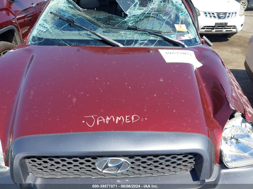 2002 Hyundai Santa Fe Gls/Lx VIN: KM8SC13DX2U177456 Lot: 39577071