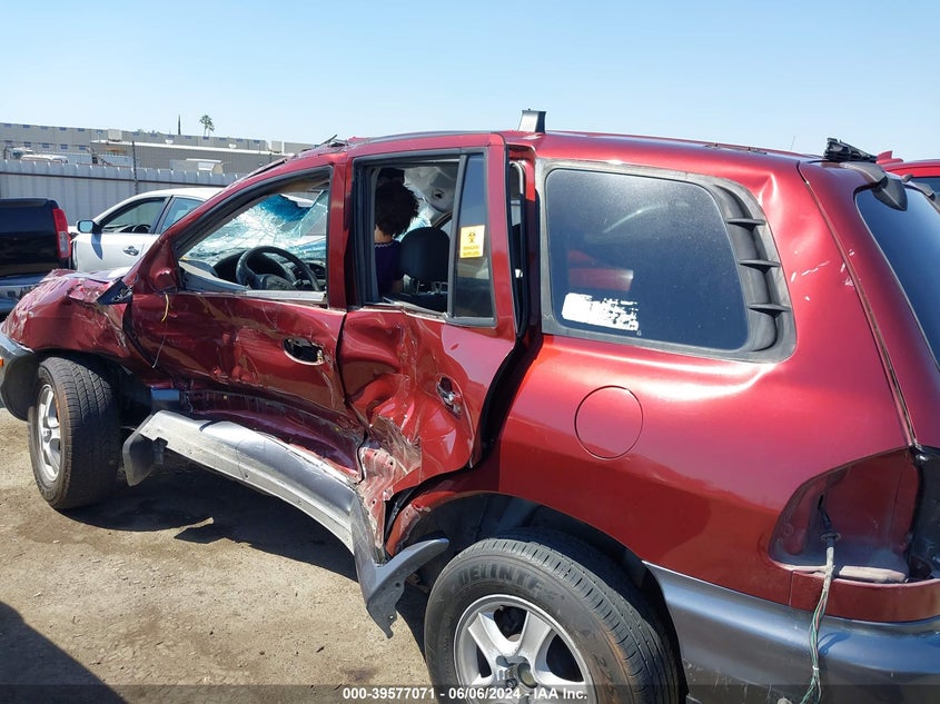 2002 Hyundai Santa Fe Gls/Lx VIN: KM8SC13DX2U177456 Lot: 39577071